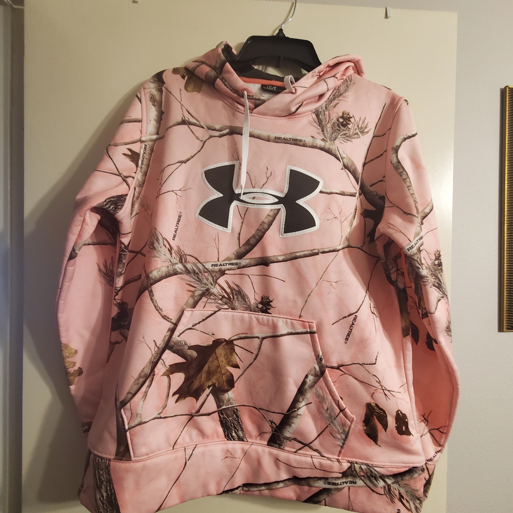 Under Armour Pink Realtree Camouflage Hoodie